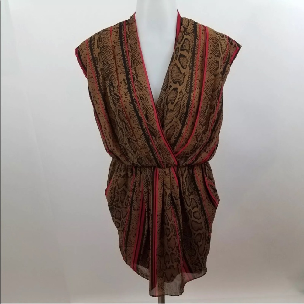 Gianni Bini dress M animal print snakeskin dress